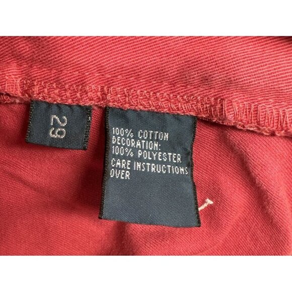 Polo Ralph Lauren Shorts Mens 29 Red Tyler Pleated Chino Embroidered Pony Preppy - Picture 4 of 11